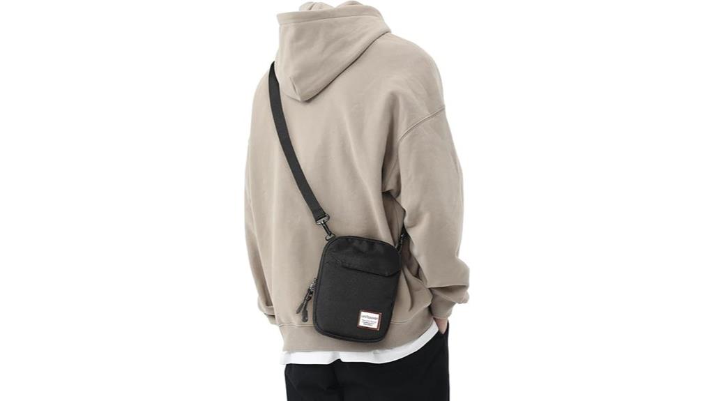 small unisex shoulder bag