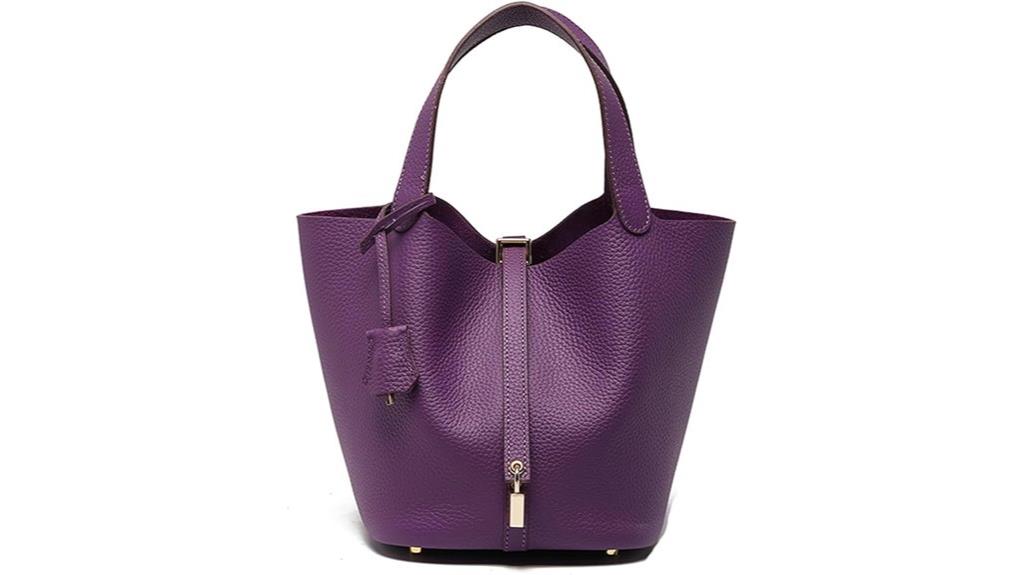 soft genuine leather bucket
