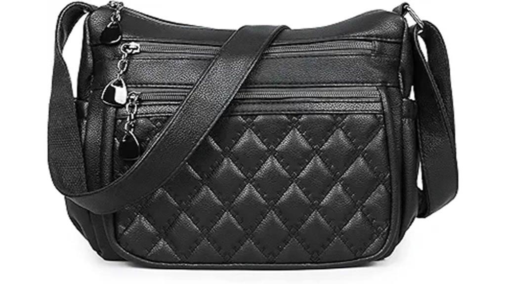 soft pu leather crossbody