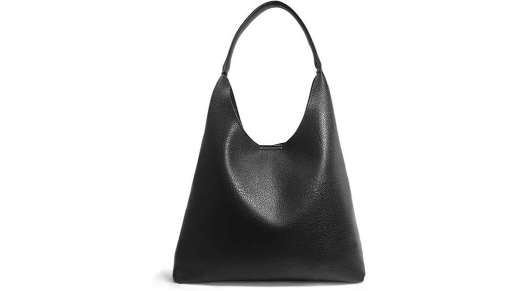 soft vegan leather tote