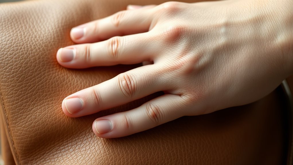 softening leather gently