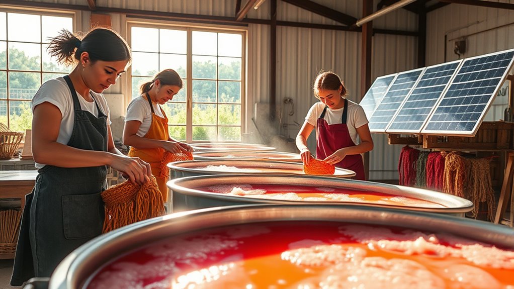solar energy dyeing efficiency