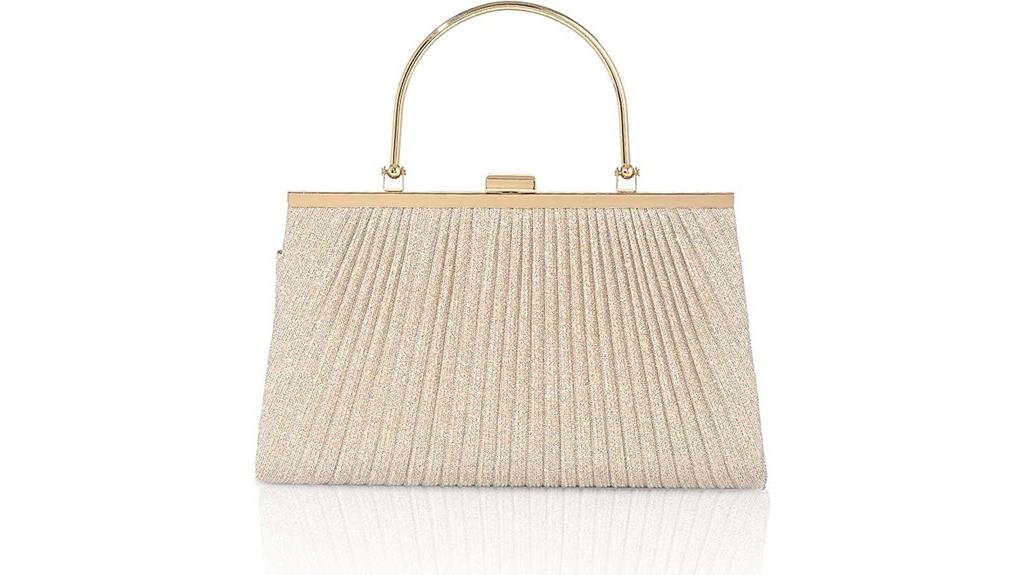 sparkly chain evening bag
