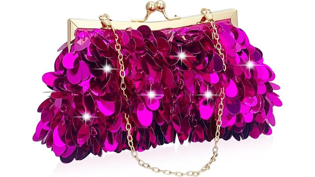 sparkly women s evening clutch
