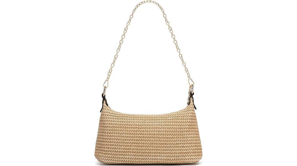 straw shoulder bag