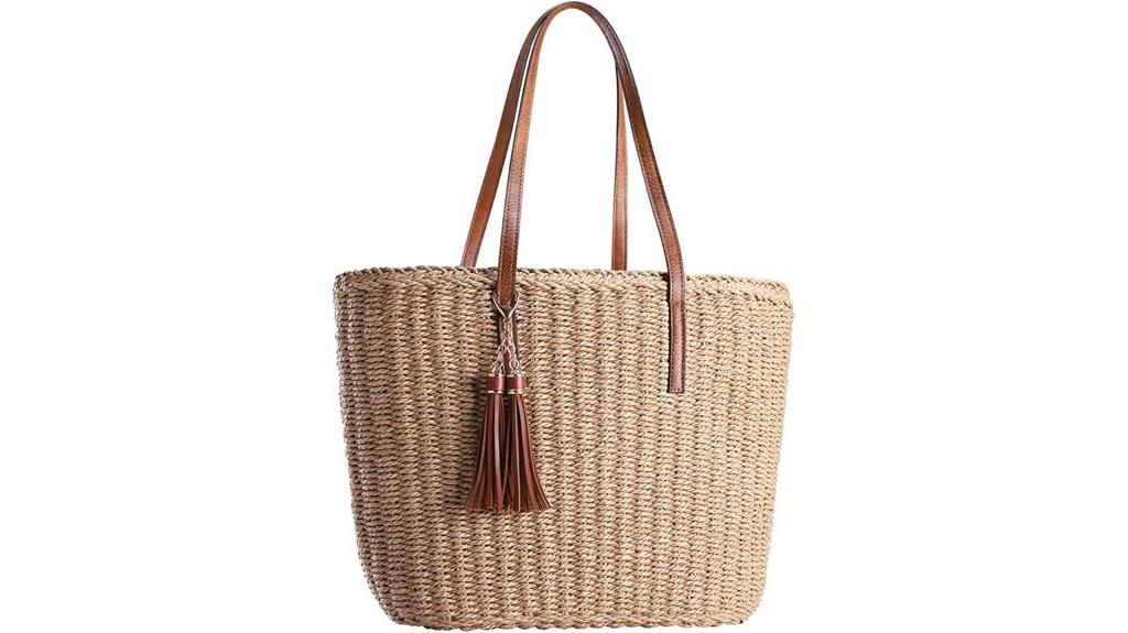 straw women s travel bag