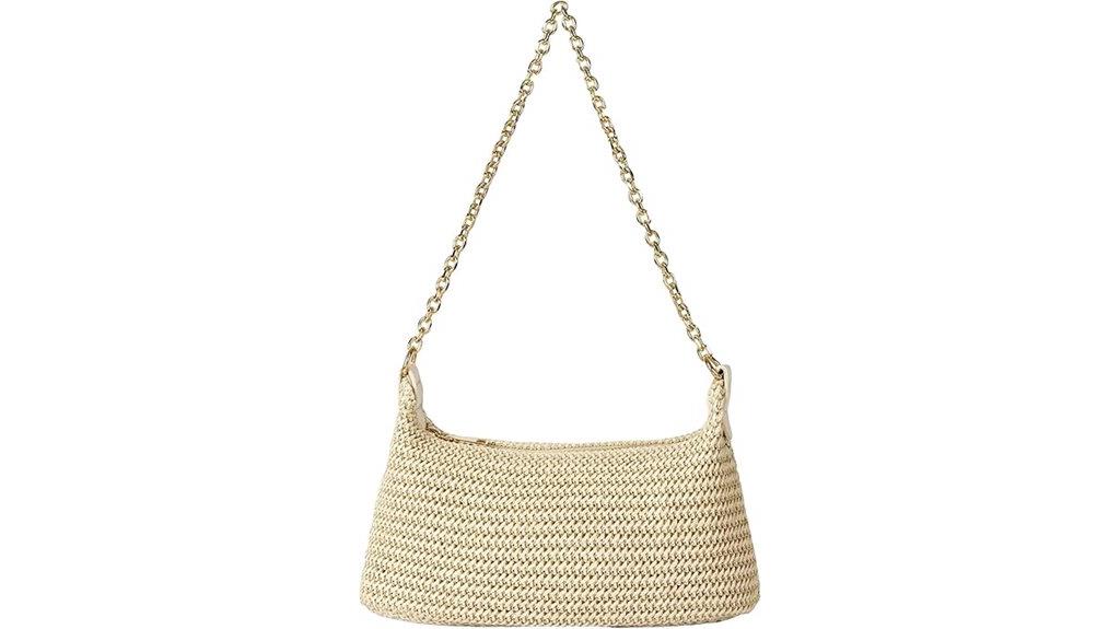straw woven beach tote
