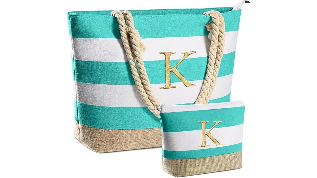 stylish beach tote bag