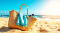 stylish functional beach totes