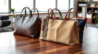 stylish functional laptop totes