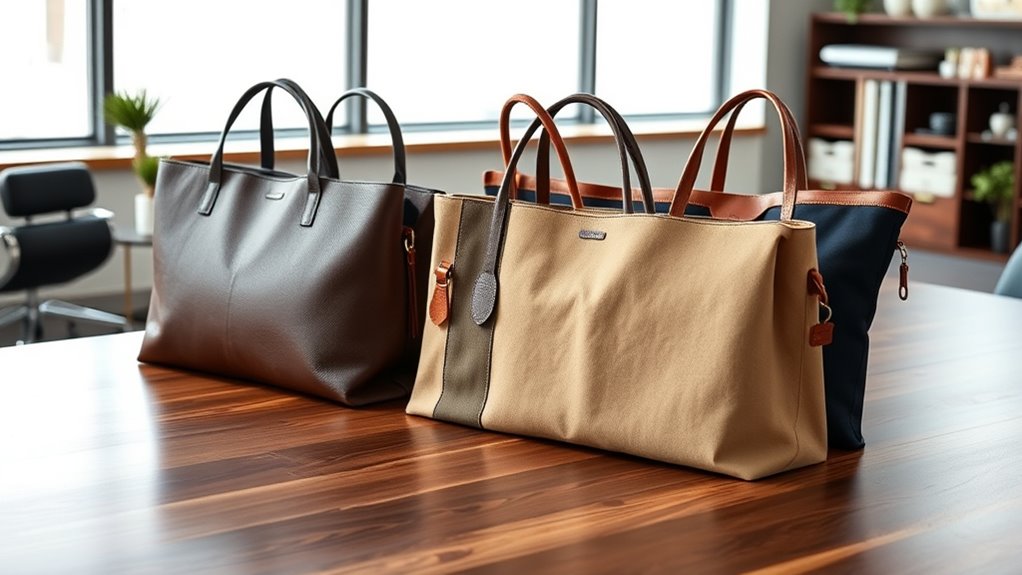 stylish functional laptop totes