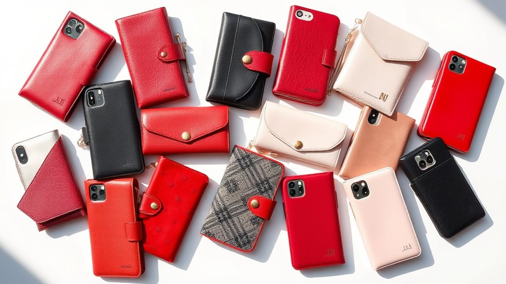 stylish functional phone wallets