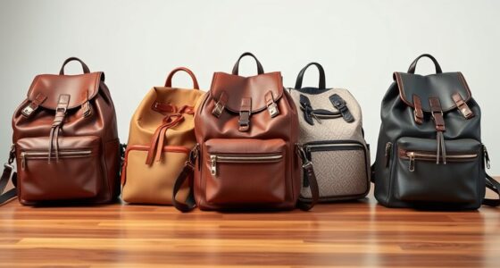 stylish large backpack purses