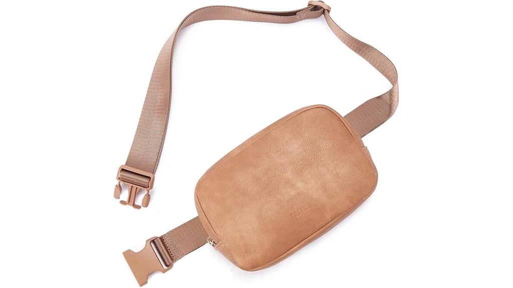 stylish leather belt bag