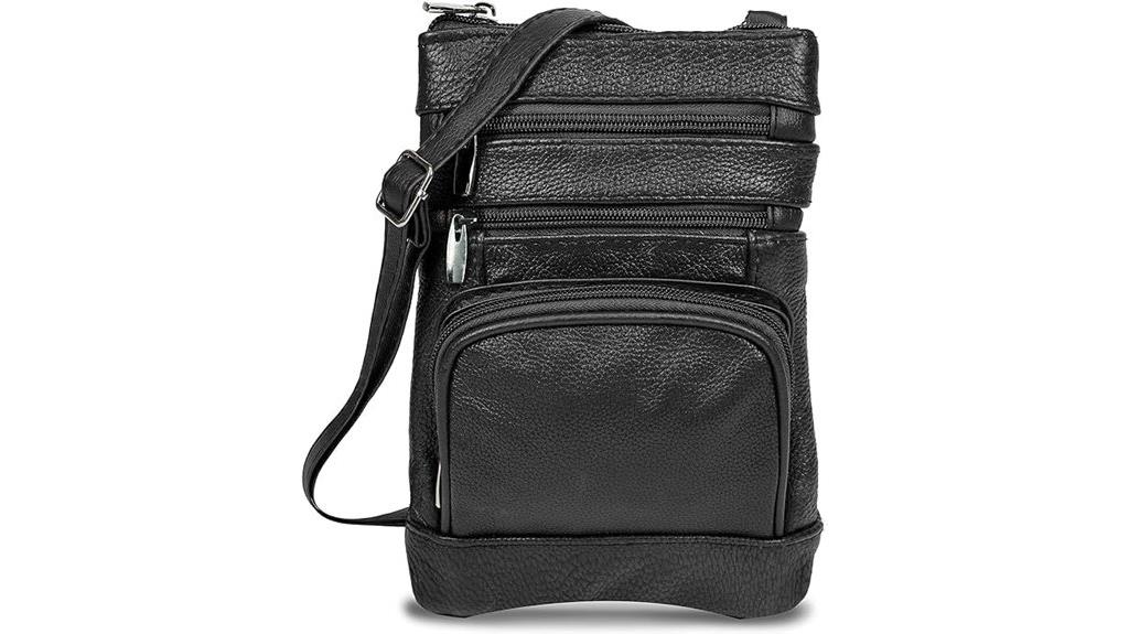 stylish leather crossbody bag