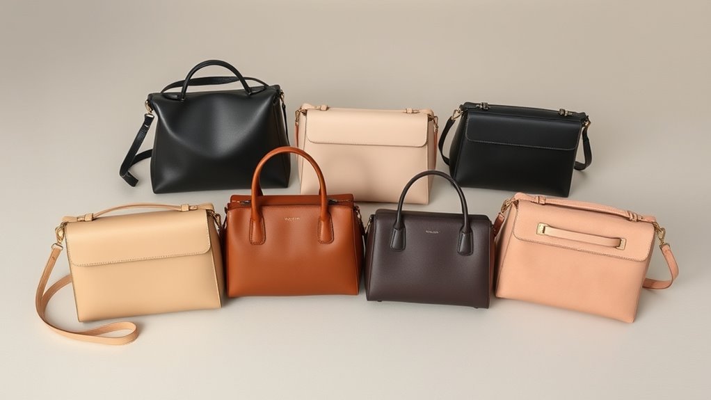 stylish minimalist shoulder bags