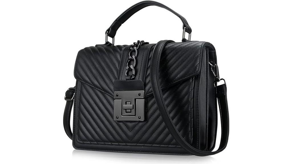 stylish quilted crossbody bag