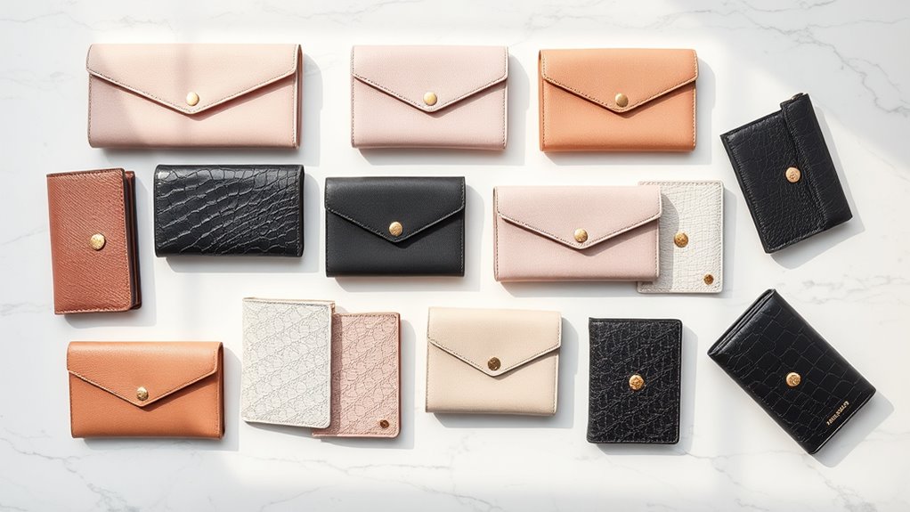 stylish slim women s wallets