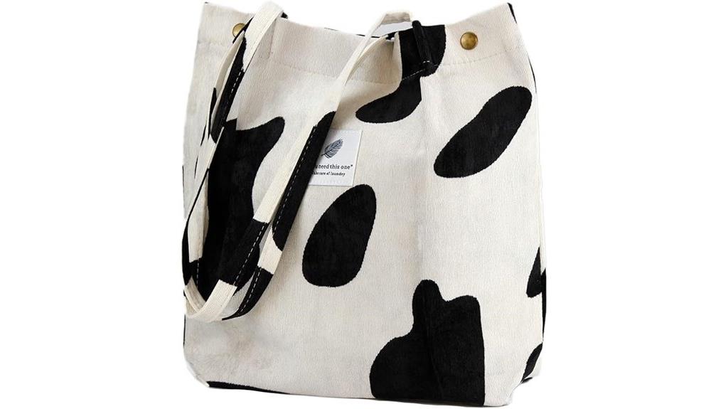 stylish women s corduroy tote