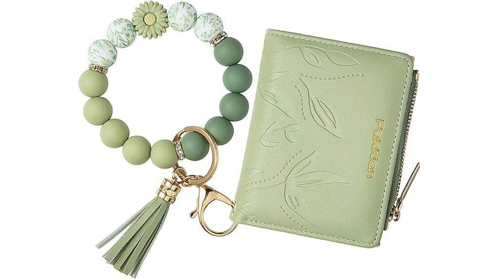 stylish wristlet with cardholder