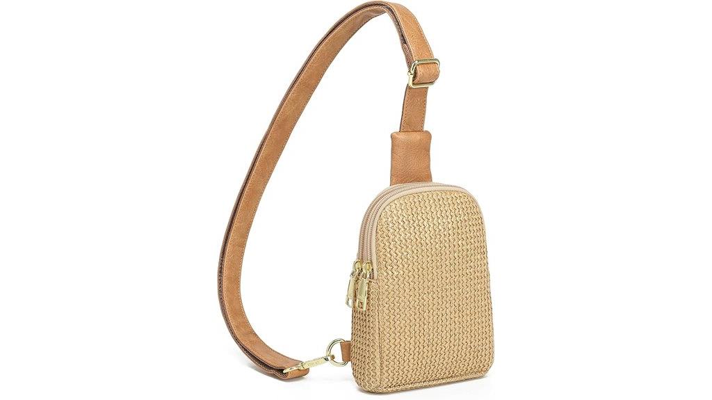 summer straw crossbody bag