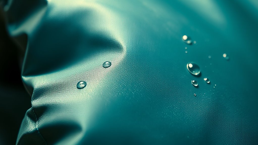 surface tension keeps water out