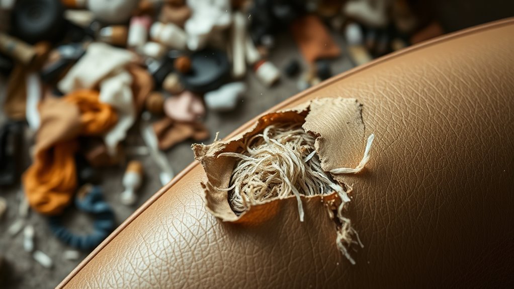 synthetic materials resist biodegradation