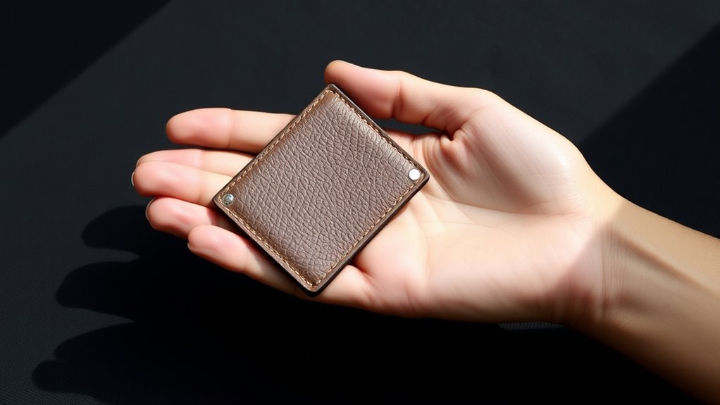 tailored minimalist wallet features