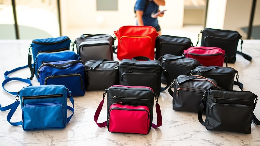top nylon crossbody bags