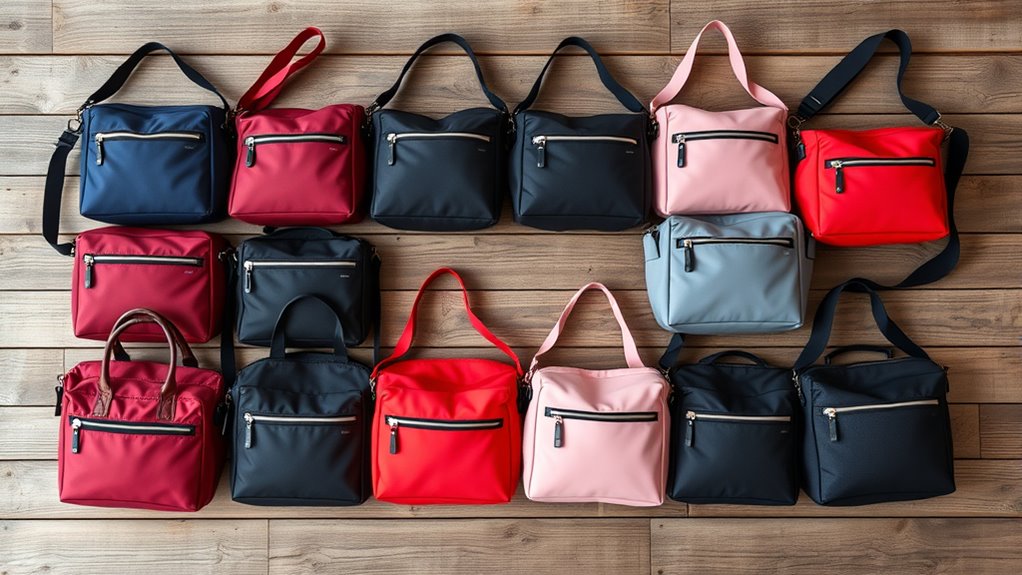 top nylon shoulder bags