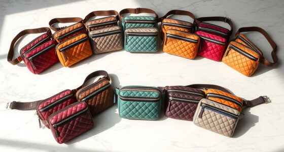 top quilted belt bags