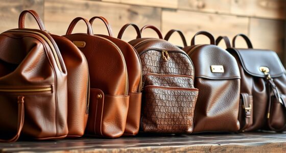 top stylish brown backpack purses
