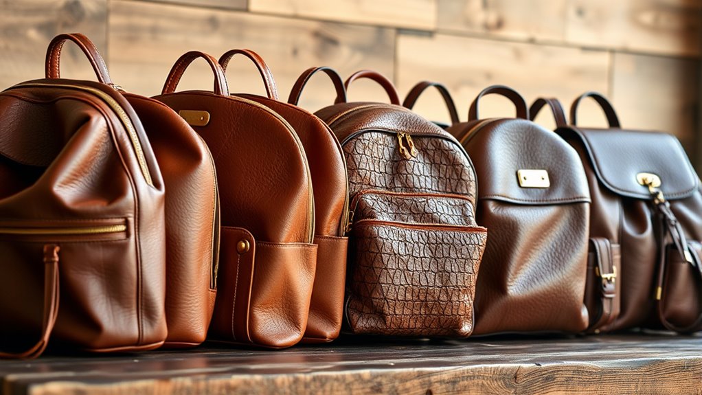 top stylish brown backpack purses