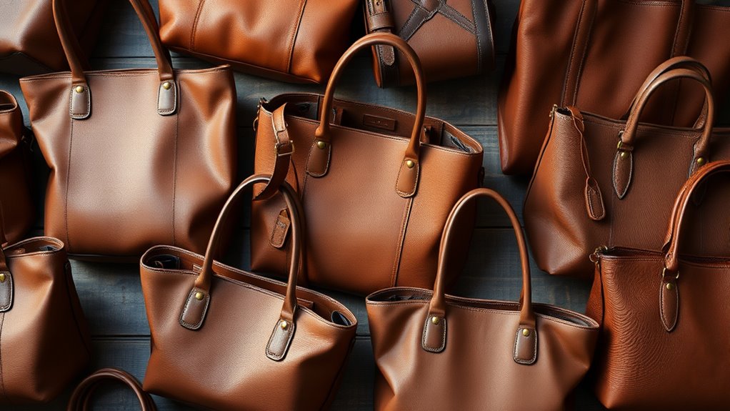 top stylish leather tote bags