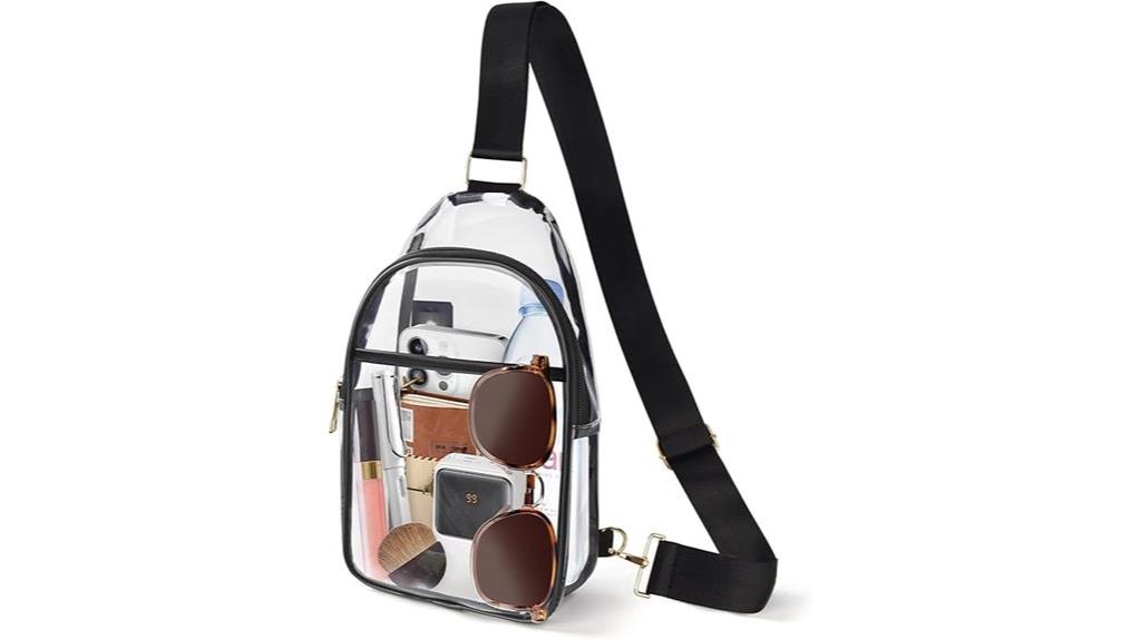 transparent sports bag