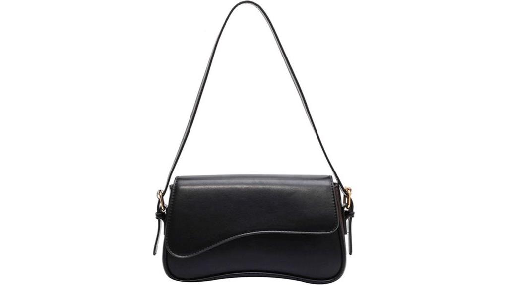 trendy vegan leather shoulder
