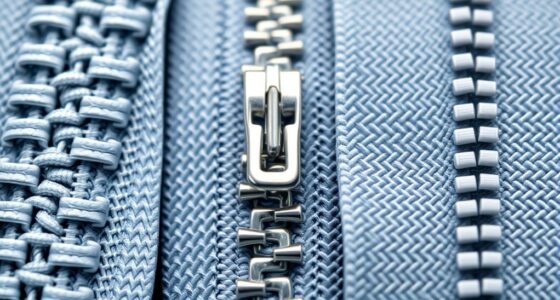 types of bag zippers
