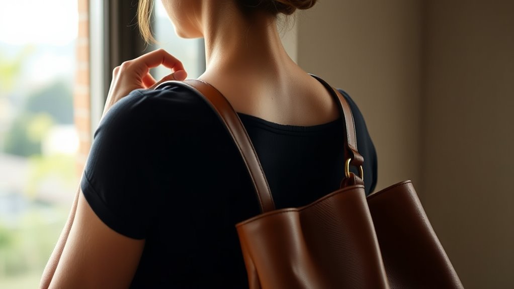 uneven handbag weight distribution