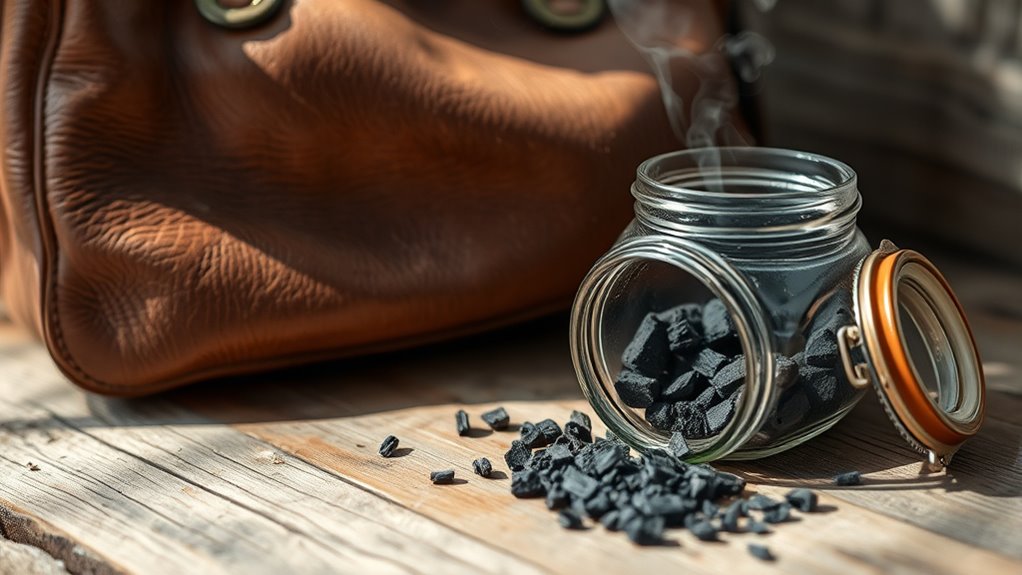 use charcoal for odor removal