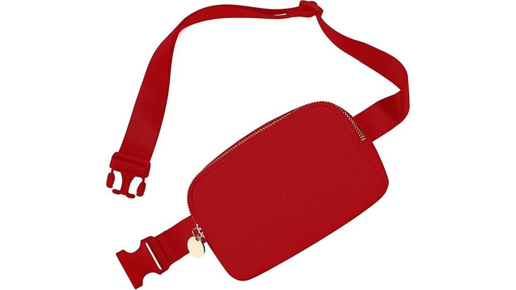 vegan leather belt bag