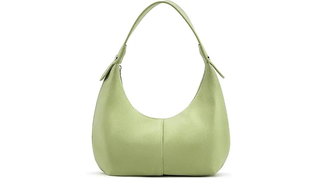vegan leather shoulder bag