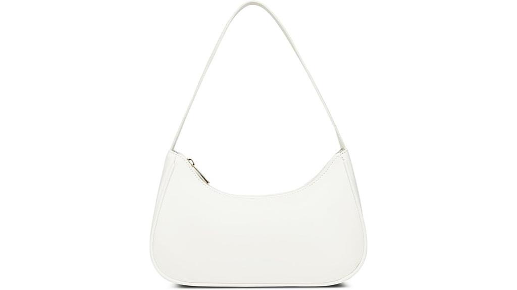 vegan leather shoulder bag