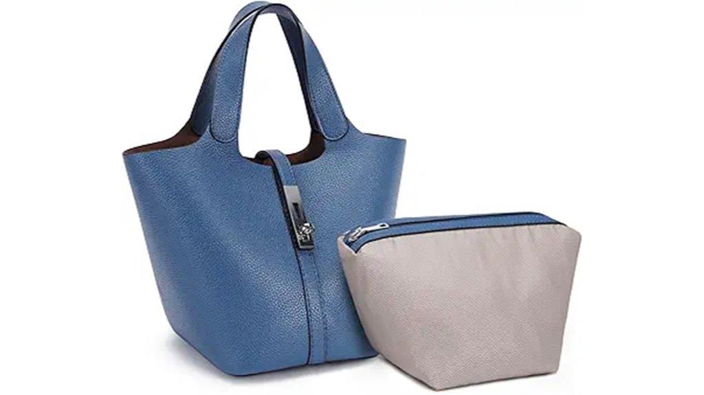 vegan leather top handle