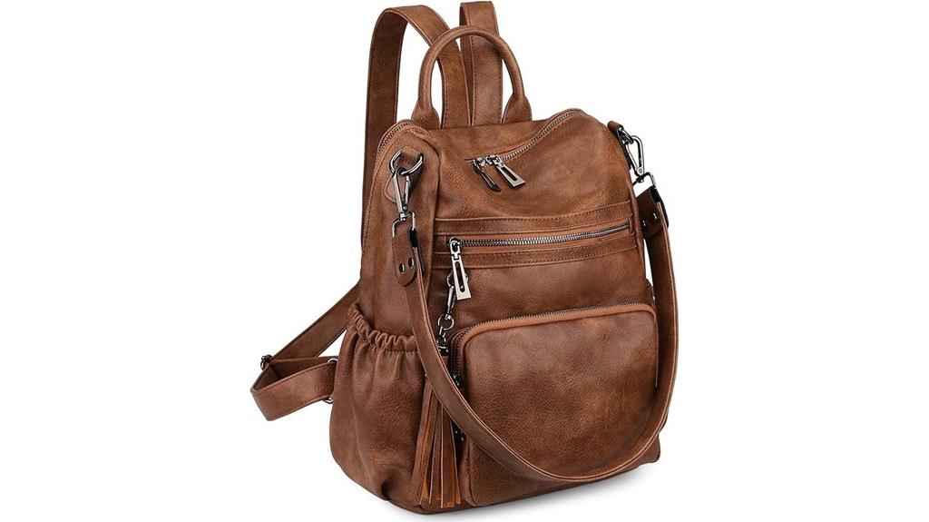 vegan leather travel bag