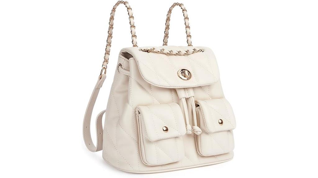 vegan leather women s backpack