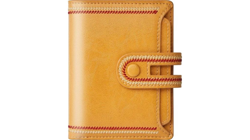 vegan rfid wallet with coin