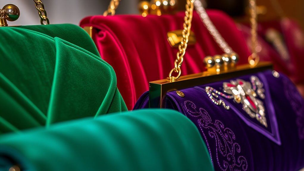 velvet clutches for night