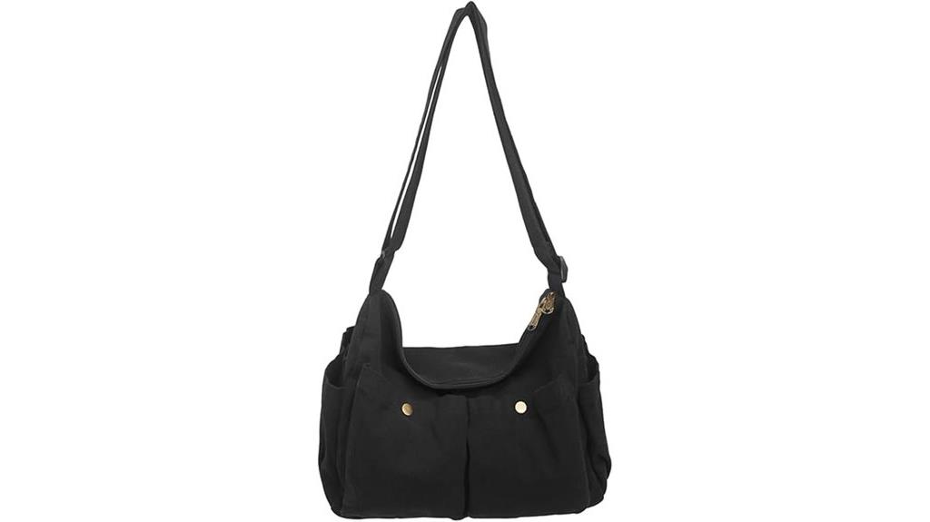 versatile canvas bag with pockets