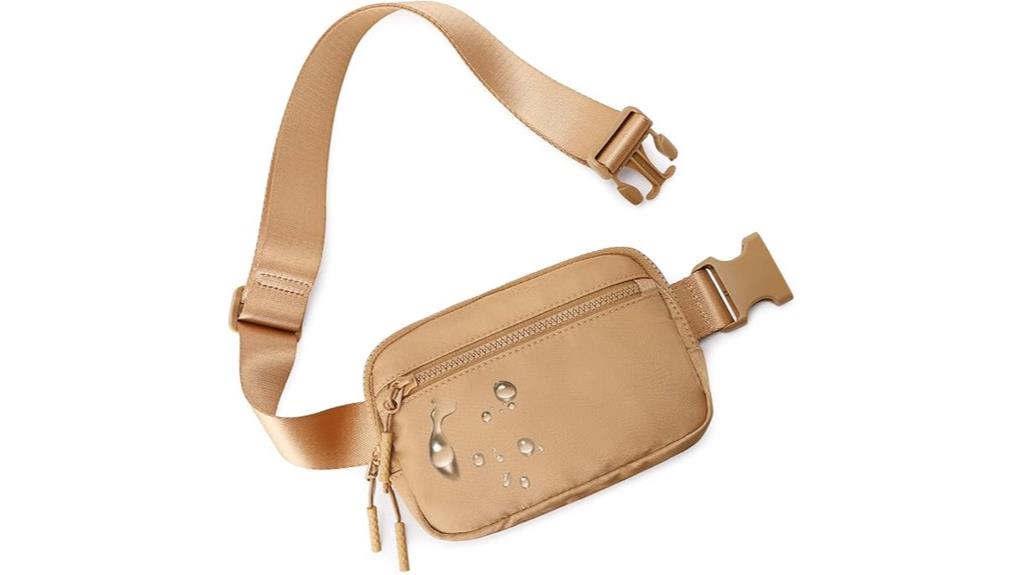 versatile zippered waist pack