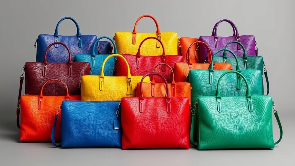 vibrant bags for style